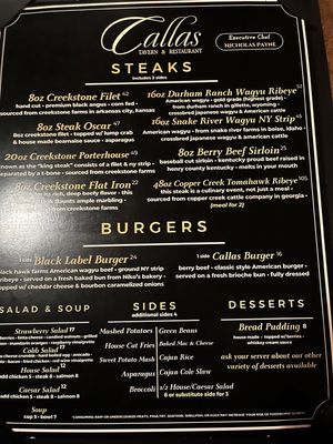 Menu photo 3 Callas Tavern Owensboro, KY