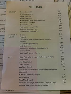 Menu photo 1 Marlborough Tavern Bath, BAS Menu photo 1 Marlborough Tavern Bath, BAS