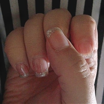 Image Nails & Spa Studio - Gel Square nails with French Sparkling tips. - Nail Salons Near Me - Coquitlam, British Columbia Image Nails & Spa Studio - Gel Square nails with French Sparkling tips. - Nail Salons Near Me - Coquitlam, British Columbia