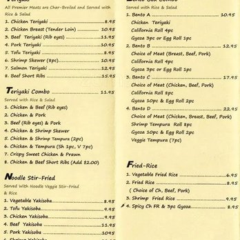 niko teriyaki - Menu - Japanese Near Me - Bonney Lake, Washington niko teriyaki - Menu - Japanese Near Me - Bonney Lake, Washington
