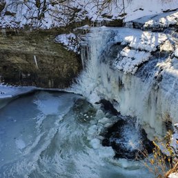 Winter waterfalls