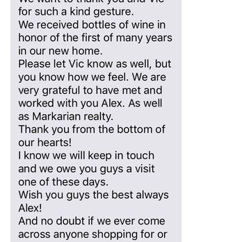 Alex Sverdlik - Remax - Nice to get this text 1 year after they moved in - Real Estate Agents Near Me Alex Sverdlik - Remax - Nice to get this text 1 year after they moved in - Real Estate Agents Near Me