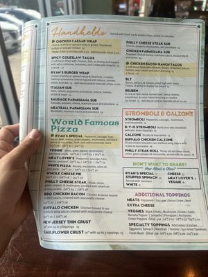 Menu photo 8 Ryan's Pizza & Pub Cocoa, FL Menu photo 8 Ryan's Pizza & Pub Cocoa, FL