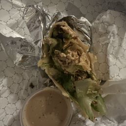 Most disgusting Caesar Crunch Wrap you'll try in your life. Please pass.