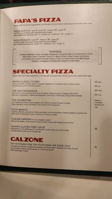 Menu photo 4 Papa's Italian Restaurant Prescott, AZ Menu photo 4 Papa's Italian Restaurant Prescott, AZ