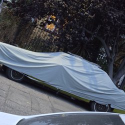 City of Oakland Parking Citation Assistance Center - Illegally parked junked cars and a boat on 3400 block of Chestnut street in OAKLAND