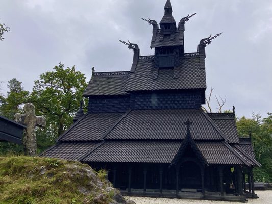 Fantoft Stave Church by null