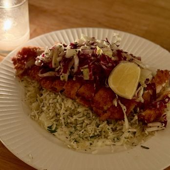 Wooden City - Spokane - Chicken schnitzel - New American Near Me - Spokane, Washington