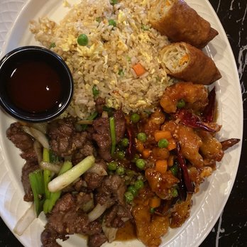 Oriental Garden - Mongolian Beef and General Tso's Chicken Combo. It was delicious! There's so much food I'll have plenty for later. - Chinese Near Me - Anchorage, Alaska Oriental Garden - Mongolian Beef and General Tso's Chicken Combo. It was delicious! There's so much food I'll have plenty for later. - Chinese Near Me - Anchorage, Alaska