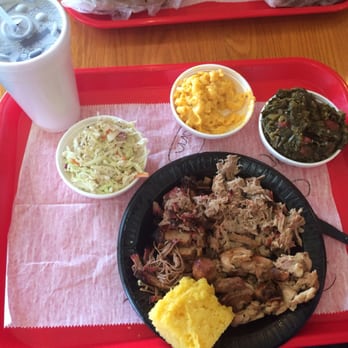 Meat n Fire - Pulled pork, pulled chicken, brisket with mac & cheese, cole slaw and collard greens - Barbeque Near Me - Saint Cloud, Florida
