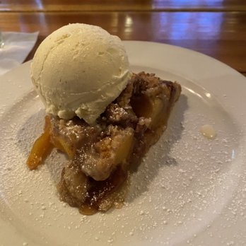 10 West - Warm peach pie a' la Mode - Burgers Near Me - Cicero, Indiana