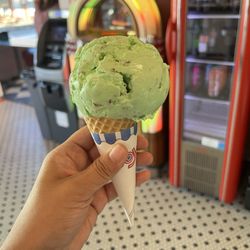 Old Town Slidell Soda Shop - Pistachio Cone