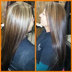 Jissel's Hair Salon - Peekaboo hilites and trim!