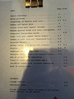 Menu photo 3 Vega 10 Seville, SE