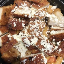 Rigatoni Rosa with Parmesan Chicken Duo