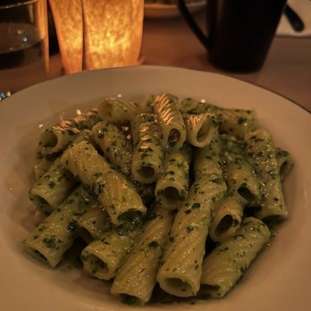 Malaparte - Rigatoni al Pesto Trapanese - Italian Near Me - New York, New York Malaparte - Rigatoni al Pesto Trapanese - Italian Near Me - New York, New York
