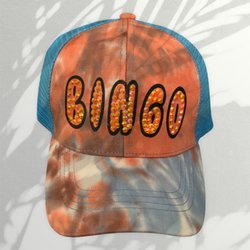 BuckWholesale - This cap was decorated with rhinestone and HTV.