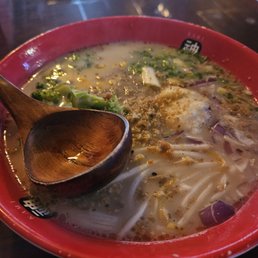 Vegan Harvet Ramen with extra garlic no sesame