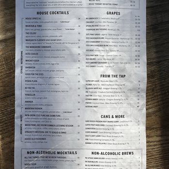 MESSHALL - Menu Drinks (June 2025) - Breakfast & Brunch Near Me - Los Angeles, California