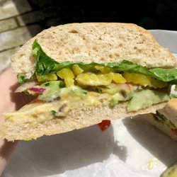 Powers Market - Avocado Lotus Sandwich (close up)