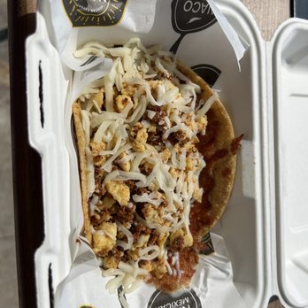 Naco Mexican Eatery - Chorizo and Egg taco - Food Trucks Near Me - San Antonio, Texas Naco Mexican Eatery - Chorizo and Egg taco - Food Trucks Near Me - San Antonio, Texas