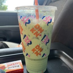 100% hadn't drank anything yet. Guess Large just includes a bigger cup.. 100% hadn't drank anything yet. Guess Large just includes a bigger cup..