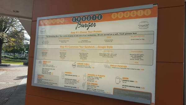 Menu photo 1 Googie Burger Atlanta, GA Menu photo 1 Googie Burger Atlanta, GA