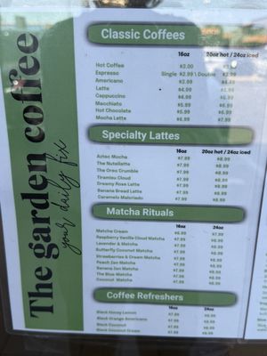 Menu photo 7 The Garden Coffee Phoenix, AZ