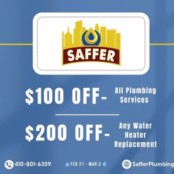 Saffer Plumbing, Heating & Electrical - Always available for our friends - Plumbing Near Me - Baltimore, Maryland Saffer Plumbing, Heating & Electrical - Always available for our friends - Plumbing Near Me - Baltimore, Maryland