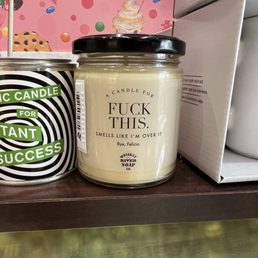 One of several products with foul language just sitting there for children to read. One of several products with foul language just sitting there for children to read.