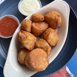 Fried scallops