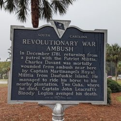 Revolutionary War Ambush Historical Marker - Revolutionary War Ambush Historical Marker