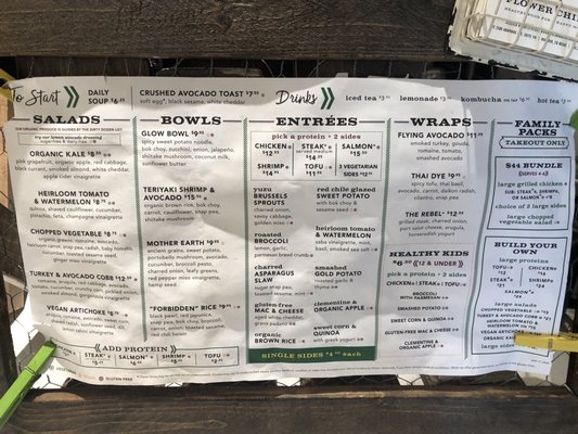 Menu photo 3 Flower Child Boulder, CO