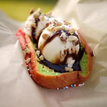 Uncle Lau's Island BBQ - You eat this like a taco. I like mine with everything; nuts, sprinkles and chocolate. - Barbeque Near Me Uncle Lau's Island BBQ - You eat this like a taco. I like mine with everything; nuts, sprinkles and chocolate. - Barbeque Near Me