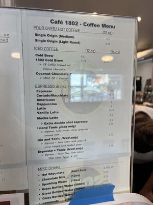 Menu photo 5 1802 Roasters Los Angeles, CA Menu photo 5 1802 Roasters Los Angeles, CA