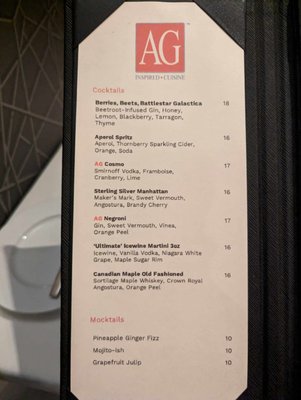 Menu photo 8 AG Inspired Cuisine Niagara Falls, ON Menu photo 8 AG Inspired Cuisine Niagara Falls, ON