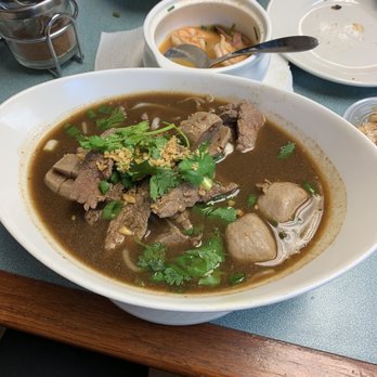 Happy Thai - Boat noodle soup. - Thai Near Me - Fairfax, Virginia Happy Thai - Boat noodle soup. - Thai Near Me - Fairfax, Virginia