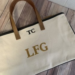 Classic Embroidery - Monongrammed Bag