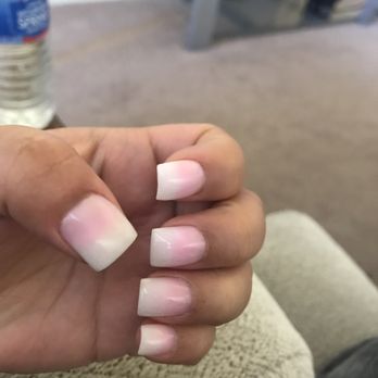 Angel Nails - Ombré pink n white - Nail Salons Near Me - Saugus, California Angel Nails - Ombré pink n white - Nail Salons Near Me - Saugus, California
