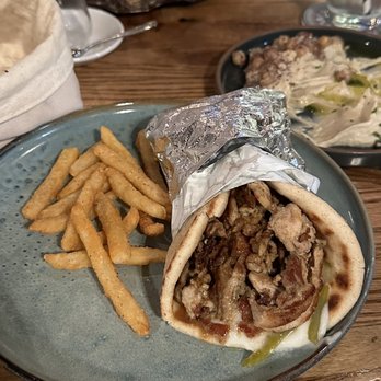 Mezze#1 - Chicken Shawarma sandwich - Middle Eastern Near Me - Conroe, Texas