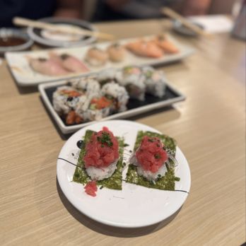 Sushi REV - The sushi with the seaweed (?) sheet - Sushi Bars Near Me - Rowland Heights, California Sushi REV - The sushi with the seaweed (?) sheet - Sushi Bars Near Me - Rowland Heights, California
