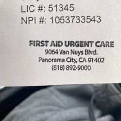 First Aid Urgent Care - Location
