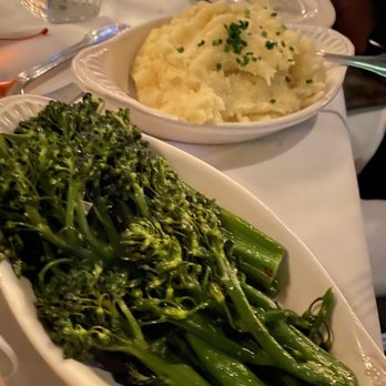 The Steakhouse - Broccoli  Mashed potatoes - Steakhouses Near Me - Galveston, Texas
