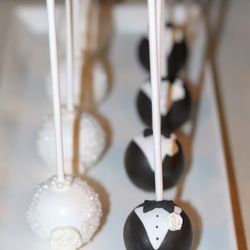 Wegman Events - Bride & Groom Cake Pops -- The Silo