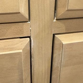 Ethan Allen - Wood cracked and peeling - Interior Design Near Me - Walnut Creek, California