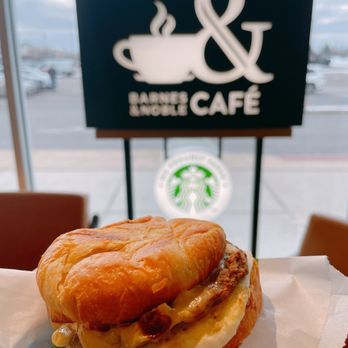 Barnes & Noble - Breakfast croissant with sausage egg and cheese - Bookstores Near Me - Grand Rapids, Michigan