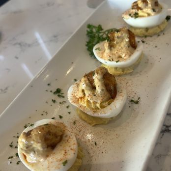 The Rouxpour - Deviled eggs - Cajun/Creole Near Me - Houston, Texas The Rouxpour - Deviled eggs - Cajun/Creole Near Me - Houston, Texas