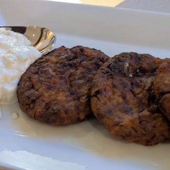 Telly's Taverna - Zucchini Croquettes - Greek Near Me - Port Chester, New York Telly's Taverna - Zucchini Croquettes - Greek Near Me - Port Chester, New York
