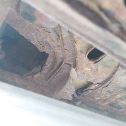 Survivor Classic Car Services - The less glamorous side of inspections and appraisals, but just as important! Finding rust, body filler, pulling numbers, etc.