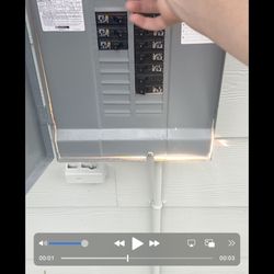 D Sykes Electric - new panel sparking badly from ground-wire short